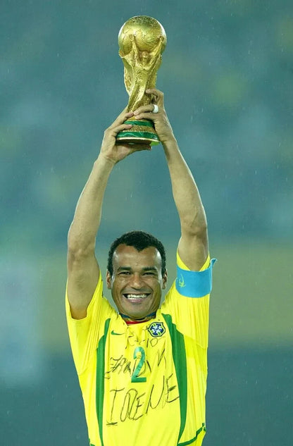 Cafu Signed AC Milan Jersey (Beckett) 2xFIFA World Cup Champion/ Brazil Ntl Team