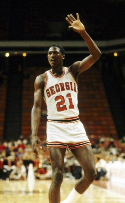 Dominique Wilkins Signed Georgia Bulldogs Jersey (JSA COA) #3 Overall Pck 1982