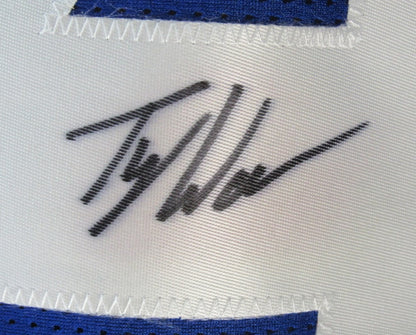 Tyler Warren Indianapolis Colts Pro-Style Custom Sewn Jersey JSA 201625