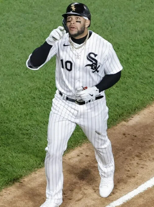 Yoan Moncada Signed Chicago White Sox Jersey (Beckett) Chi-Town 3rd Baseman