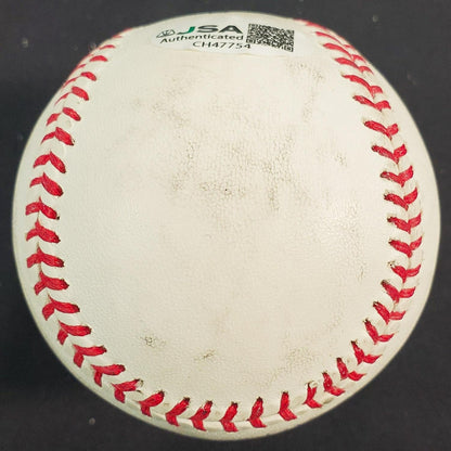 Greg Maddux Signed ML Baseball (JSA COA) 355 Wins / 3371 Strikeouts Cubs/ Braves