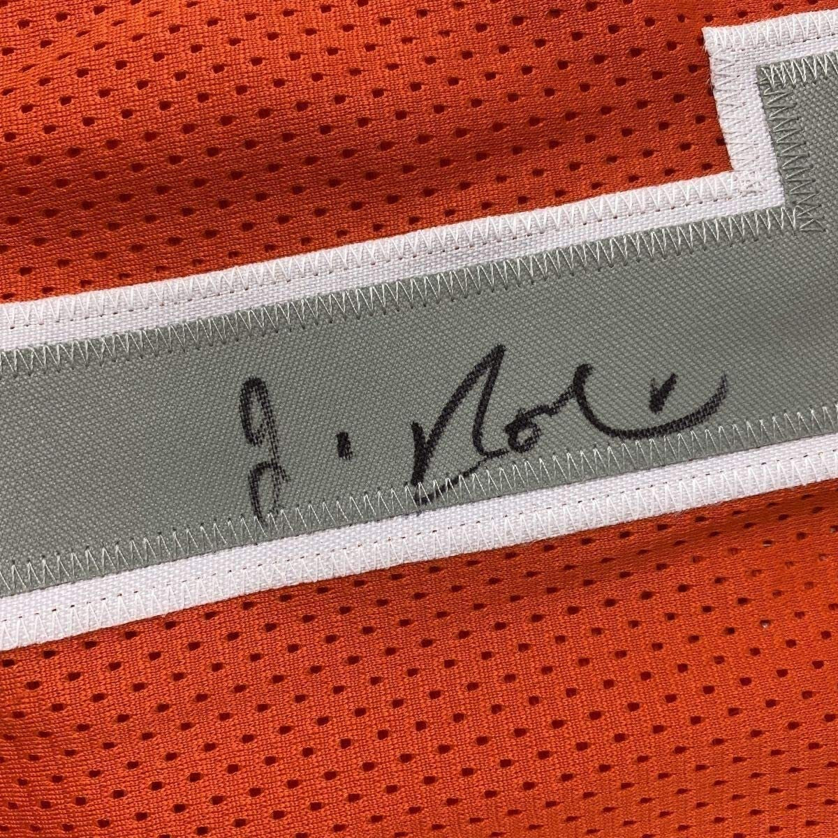 Framed Autographed/Signed Jim Boeheim 35x39 Syracuse Orange Coach Jersey JSA COA