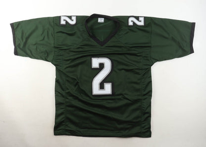 Jalen Hurts Signed Eagles Green Jersey (JSA) Philadelphia Q B. / Oklahoma