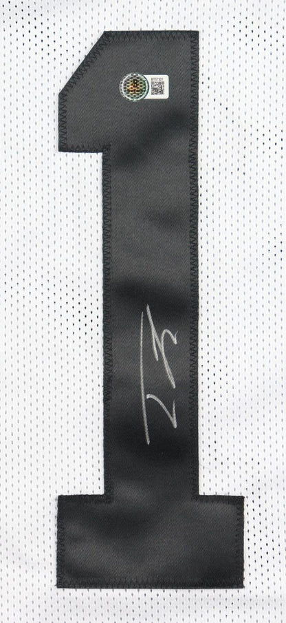Tre Tucker Signed Las Vegas Raiders Jersey (Beckett) Ex Bearcat Wide Receiver