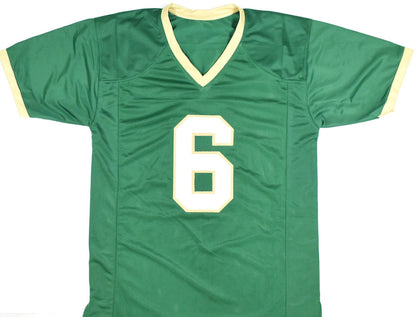 Jerome Bettis Autographed Green College Style Jersey - Beckett W Hologram *Black