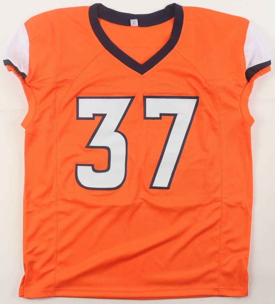 R J Harvey Signed Denver Broncos Pro Cut Jersey (JSA) Ex-UCF RB / 2nd Round Pick