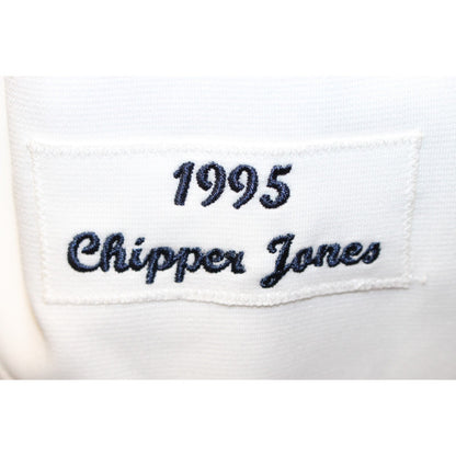 Chipper Jones Autographed Atlanta Braves M&N 1995 sz52 Jersey HOF Fanatics 51846