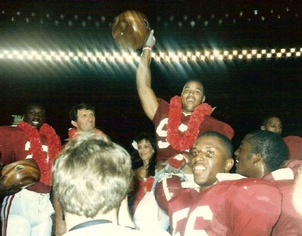 Cornelius Bennett "Roll Tide" Signed Full Size Alabama Crimson Tide Helmet (JSA)