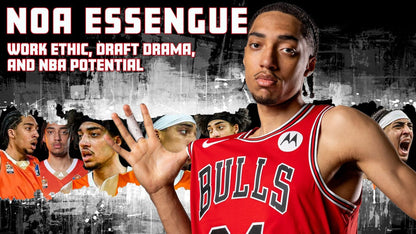 Noa Essengue Signed Bulls Jersey (Beckett) Chicago 2025 1st Rnd Pick #12 Overall