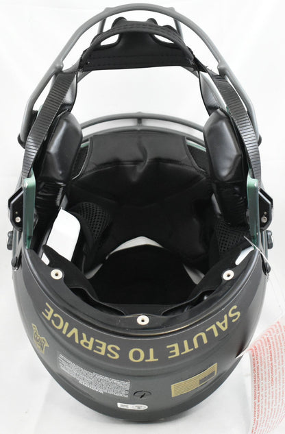 A.J. Brown Autographed Eagles F/S Salute 2025 SpeedFlex Helmet - Beckett W Holo