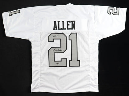 Eric Allen Signed Oakland Raiders Jersey Inscribed "HOF 25" (Beckett) All Pro DB