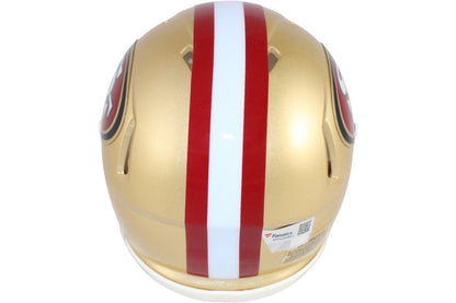 Christian McCaffrey Autographed San Francisco 49ers Mini Helmet Fanatics 52731