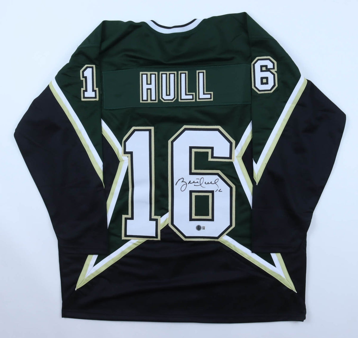 Brett Hull Signed Dallas Stars Jersey (Beckett) 741 Goals / Hall of Fame 2009
