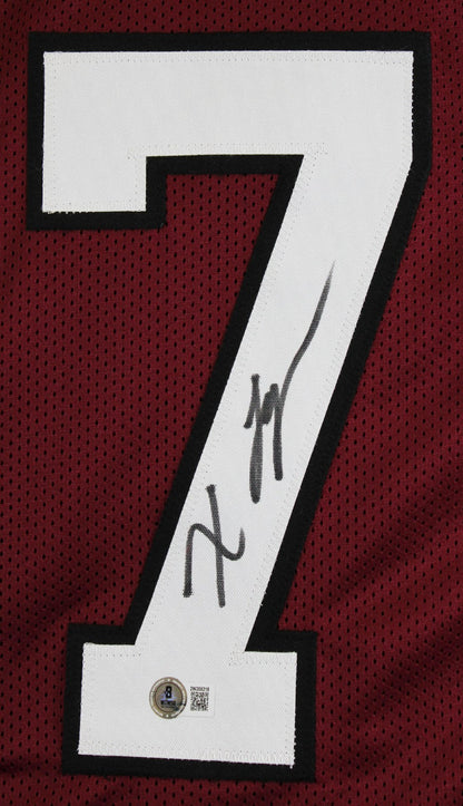 Xavier Legette Signed South Carolina Gamecocks Jersey (Beckett) Carolina Panther