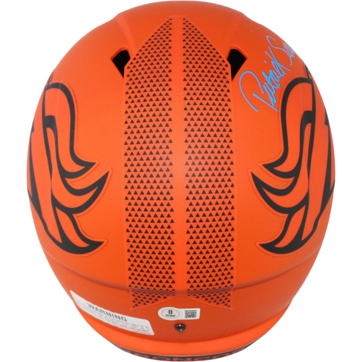 Patrick Surtain Autographed Denver Broncos F/S Rave Helmet Beckett WIT 53137