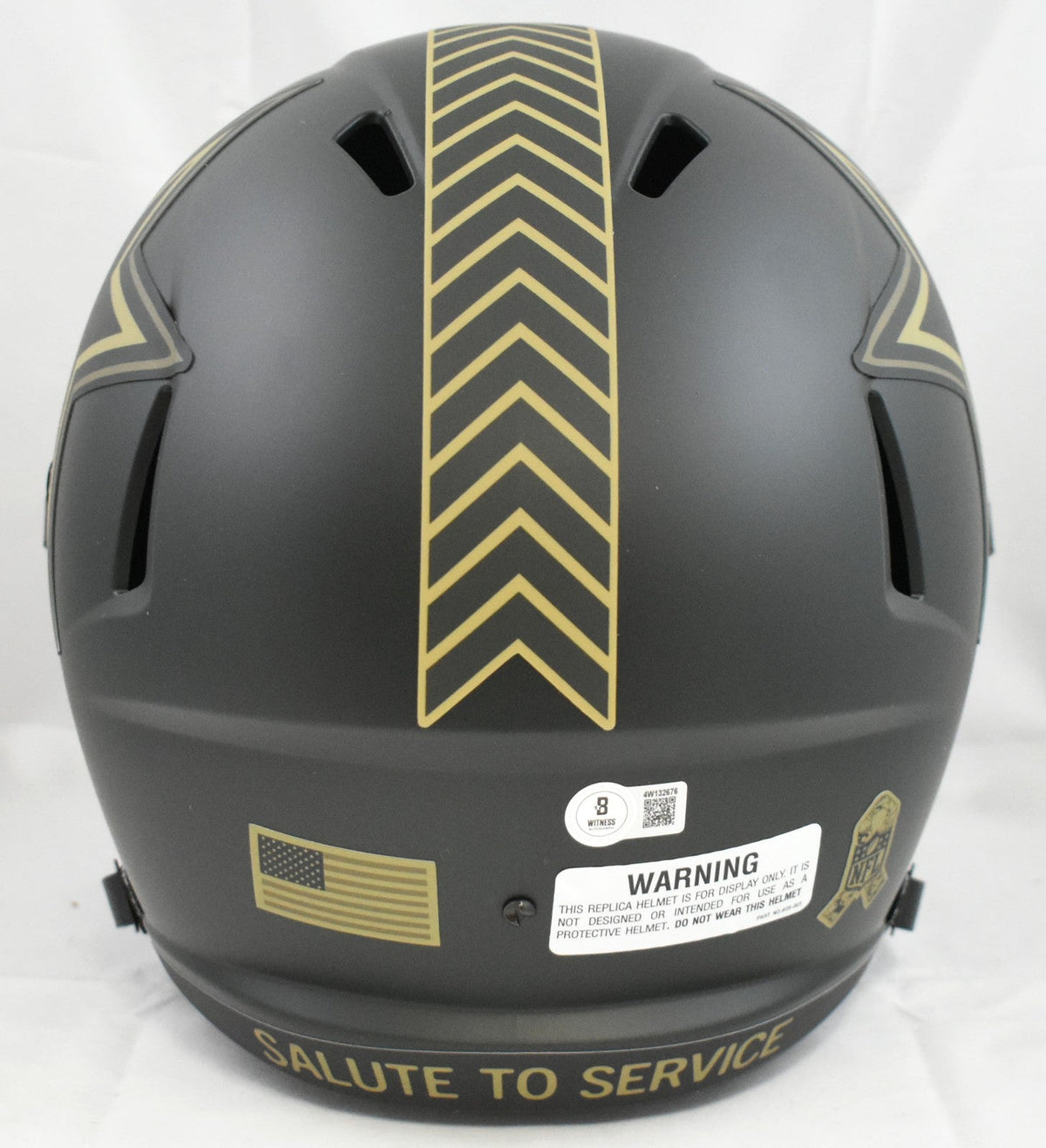 Tony Dorsett Signed Cowboys F/S Salute 2025 Speed Helmet- Beckett W Holo