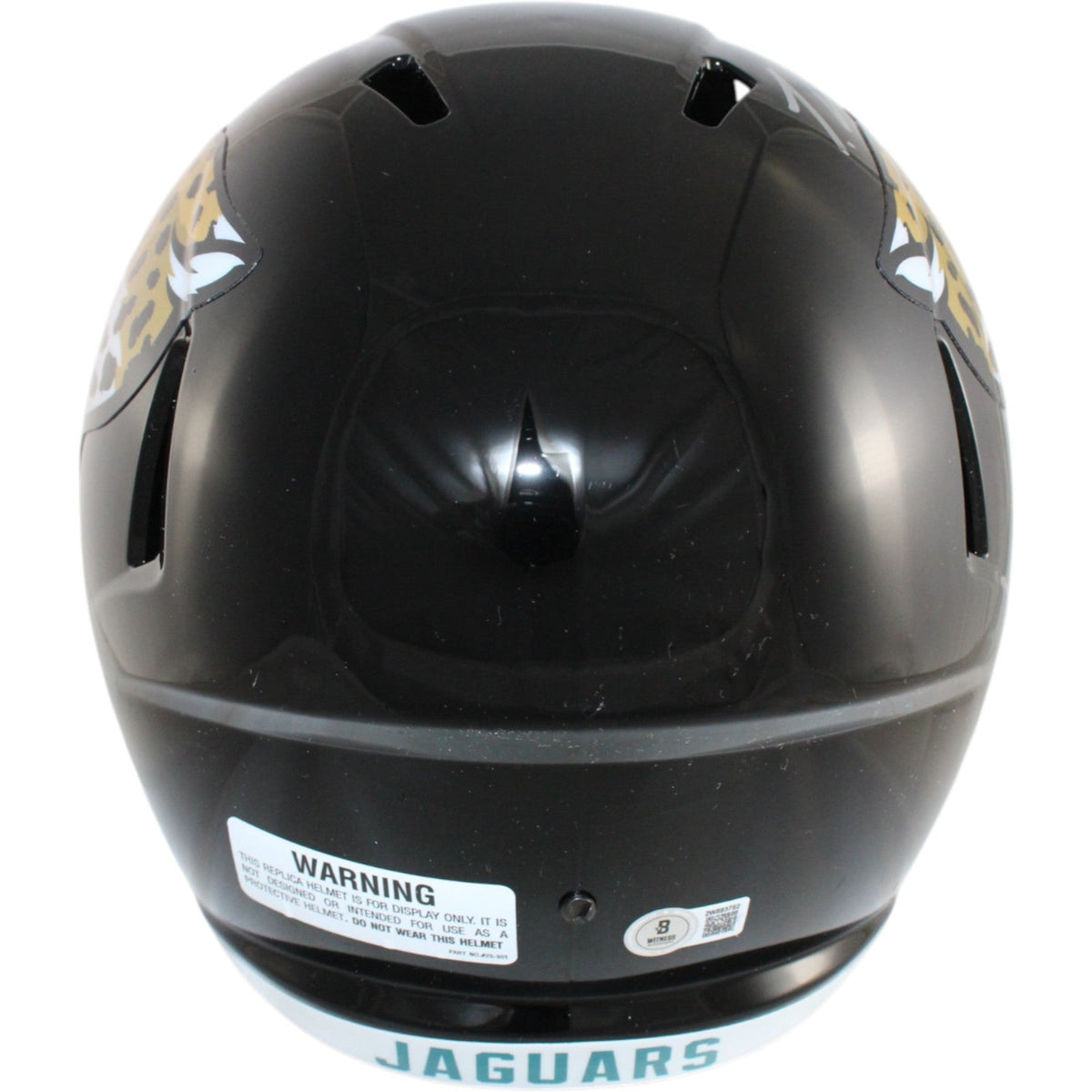 Travis Hunter Autographed Jacksonville Jaguars F/S Helmet Beckett Witness 51409