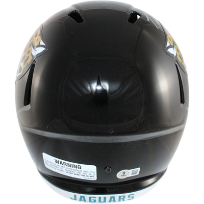 Travis Hunter Autographed Jacksonville Jaguars F/S Helmet Beckett Witness 51409