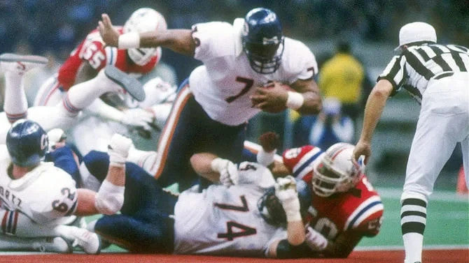 William "the Fridge Perry Signed Bears Full-Size Helmet "S.B. XX Champs" (AWM)