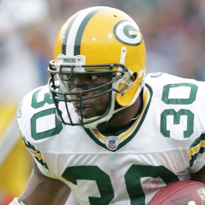 Ahman Green Signed Packers Jersey (JSA) Green Bay 3rd Round Pick 1998 NFL Draft