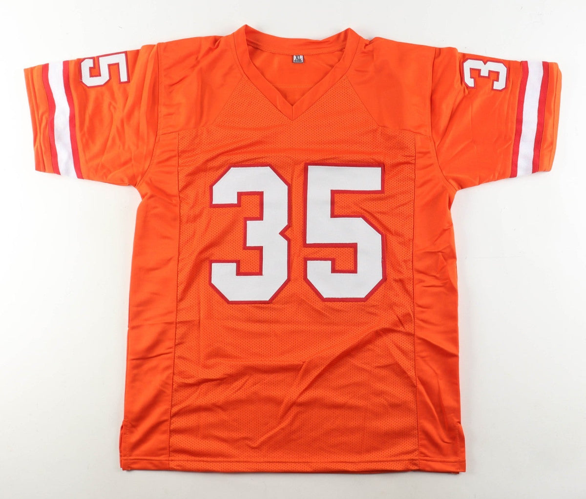 Jamel Dean Signed Tampa Bay Buccaneers Creamsicle Throwback Jersey (JSA COA) D.B