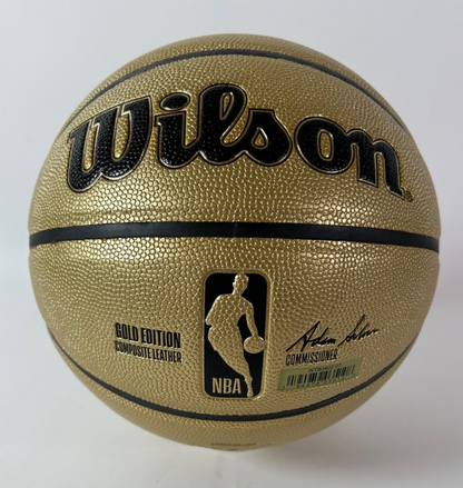 Aaron Gordon Autographed/"23 NBA Champs" NBA Gold Basketball #1 of LE-23 UDA COA