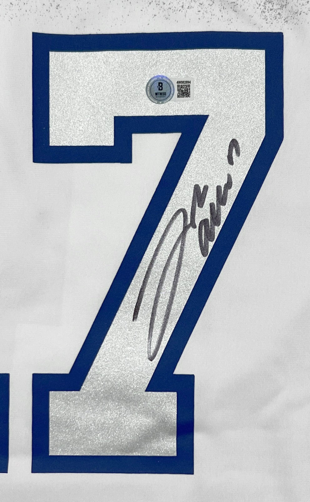Josh Allen Buffalo Bills Signed 2025 Rivalries Collection Game Jersey BAS