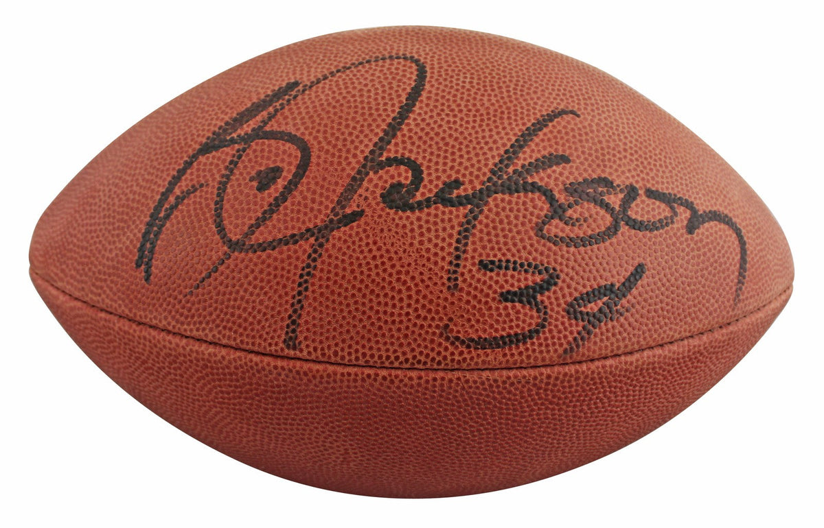 Raiders Bo Jackson Authentic Signed Wilson Official Nfl Football BAS #BV01120