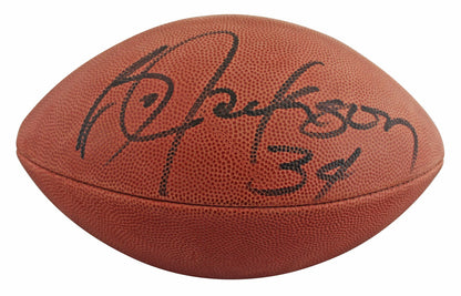 Raiders Bo Jackson Authentic Signed Wilson Official Nfl Football BAS #BV01120