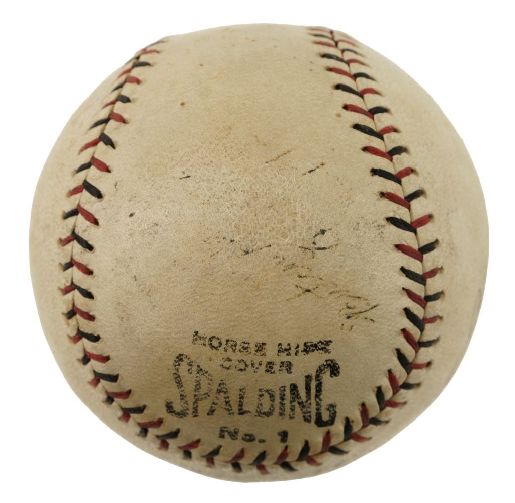 Babe Ruth Yankees 1920s Signed Official Spalding NL Baseball JSA ZZ44369