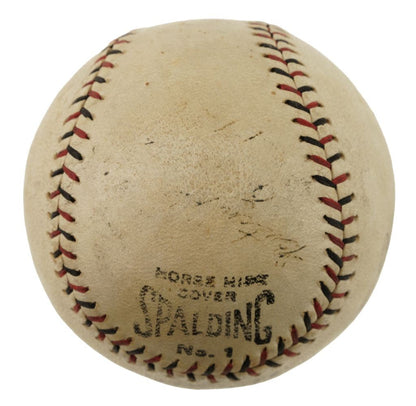 Babe Ruth Yankees 1920s Signed Official Spalding NL Baseball JSA ZZ44369