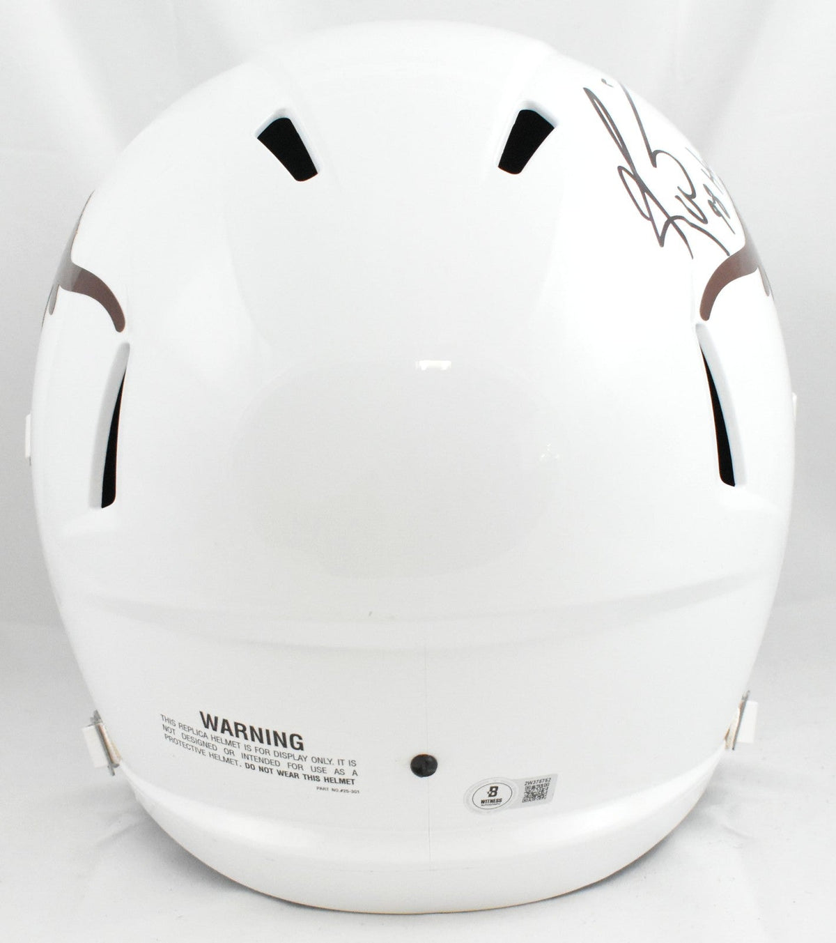Ricky Williams Signed Longhorns F/S Speed Helmet w/Heisman- Beckett W Hologram