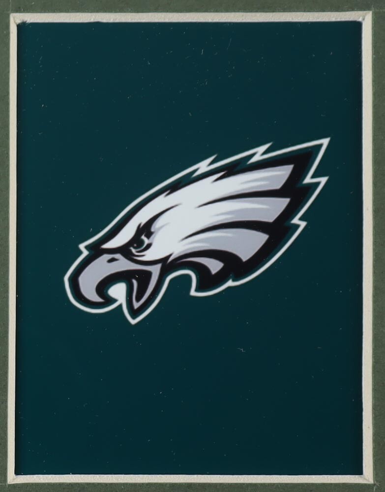 Jalen Hurts Signed Philadelphia Eagles 35 x 43 Framed Jersey (JSA QR Code ) Q.B