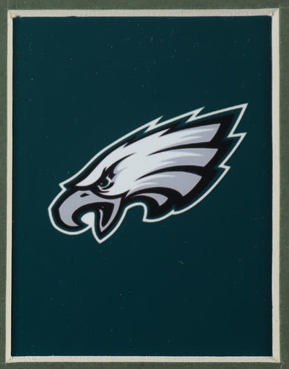 Jalen Hurts Signed Philadelphia Eagles 35 x 43 Framed Jersey (JSA QR Code ) Q.B