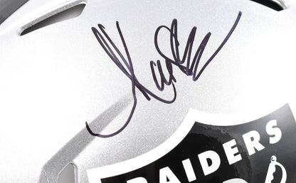 Marcus Allen Autographed Raiders F/S Speed Authentic Helmet - Fanatics *Black