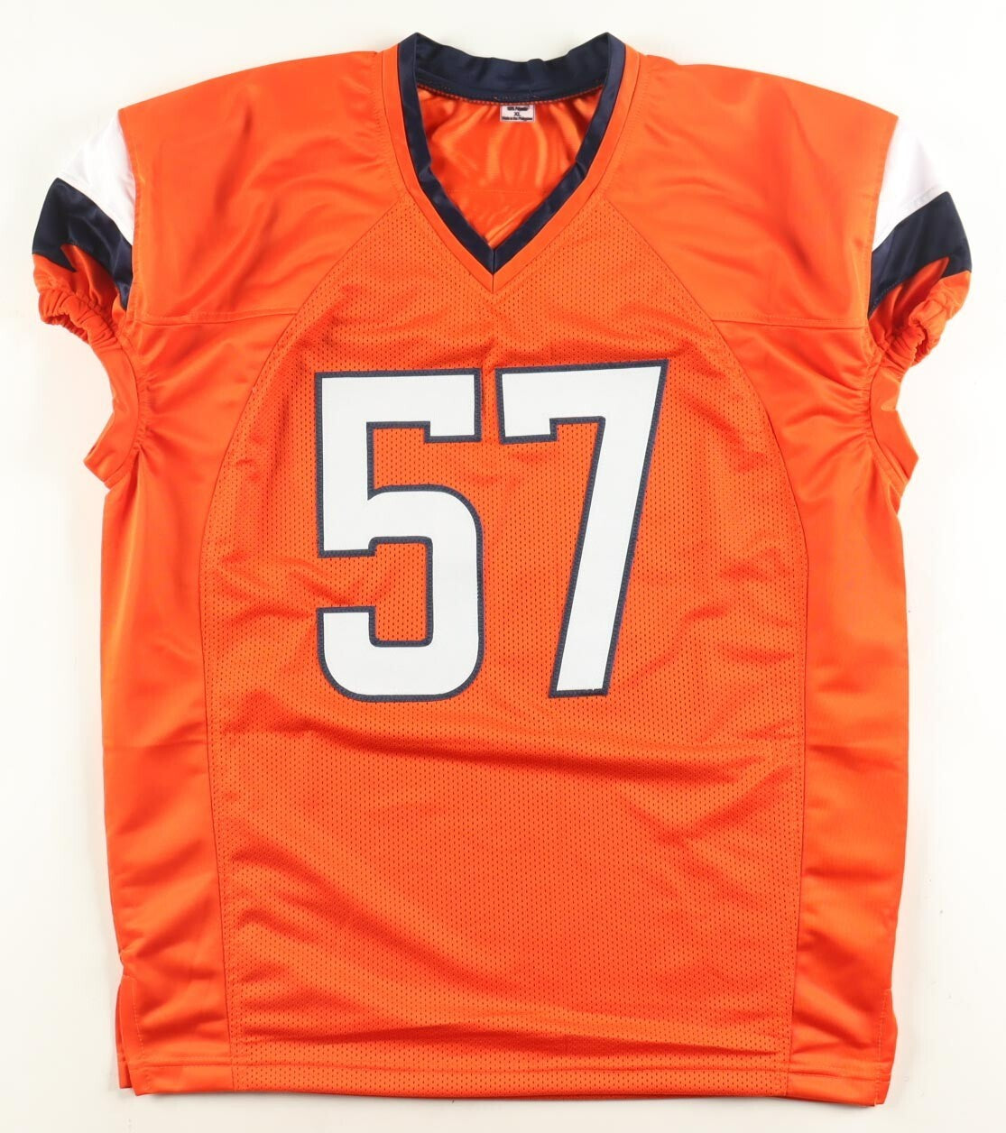 Dre Greenlaw Signed Denver Broncos Jersey (Beckett) Ex Arkansas Razorbacks /LB