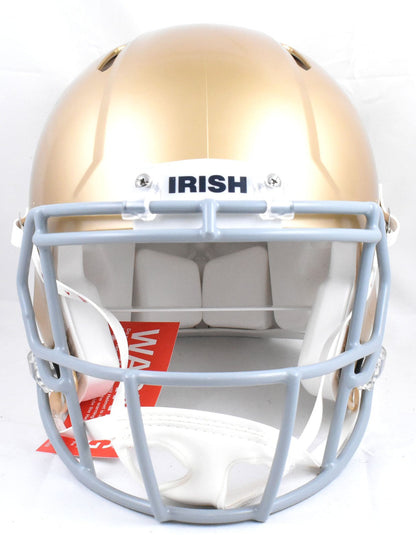 Tim Brown Autographed Notre Dame F/S Speed Authentic Helmet - Fanatics *Black