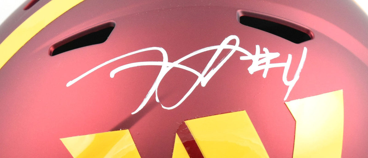 Frankie Luvu Autographed Washington Commanders F/S Speed Helmet - Beckett W
