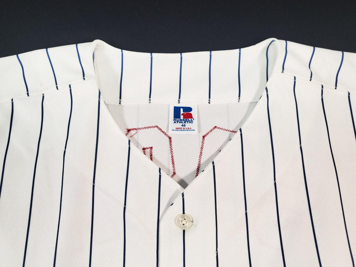 Sammy Sosa Signed Russell Athletic Chicago Cubs Diamond Collction Jersey JSA COA