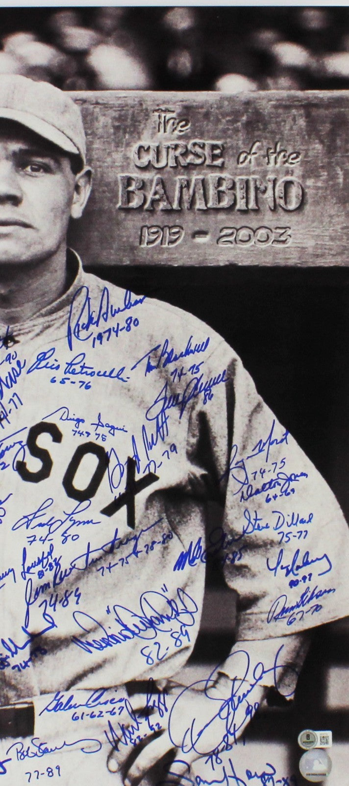 Tom Seaver/Wadd Boggs Red Sox Unframed 20x24 Curse of the Bambino Photo-39 sigs