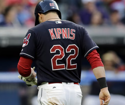 Jason Kipnis Signed Cleveland Indians Blue Jersey Inscribed "Dirtbag" (JSA COA)