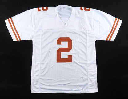 Roschon Johnson Signed Texas Longhorns Jersey (Beckett) Chicago Bears R.B.