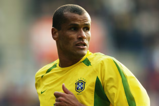 Rivaldo Signed Brazil National Team Jersey (Beckett) 2002 World Cup Champion