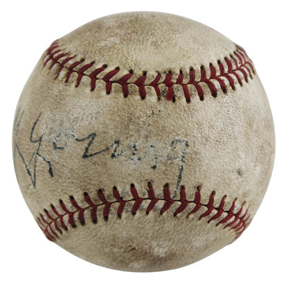 Cy Young Authentic Signed Official Interstate League Baseball BAS #AE41576