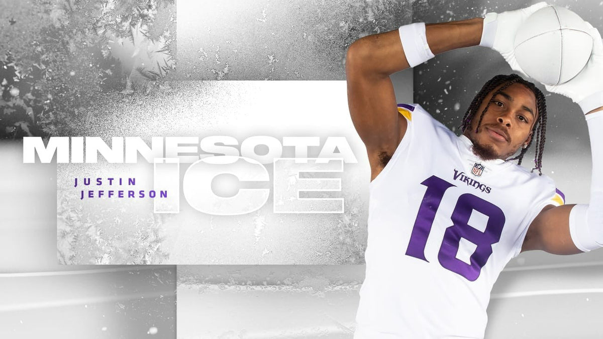 Justin Jefferson Signed Minnesota Vikings 35"x 43" Framed Jersey (Beckett) W.R.