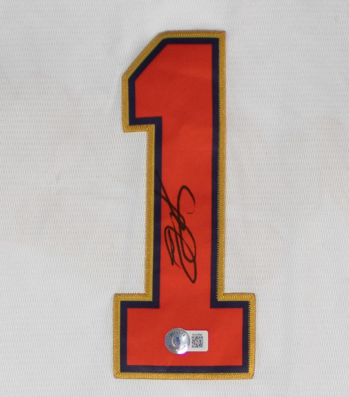 Ozzie Albies Signed Atlanta Braves Jersey (Beckett) 2019 World Champion 2nd Base