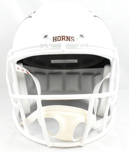 Earl Campbell Ricky Williams Signed Longhorns F/S Speed Helmet - Beckett W Holo