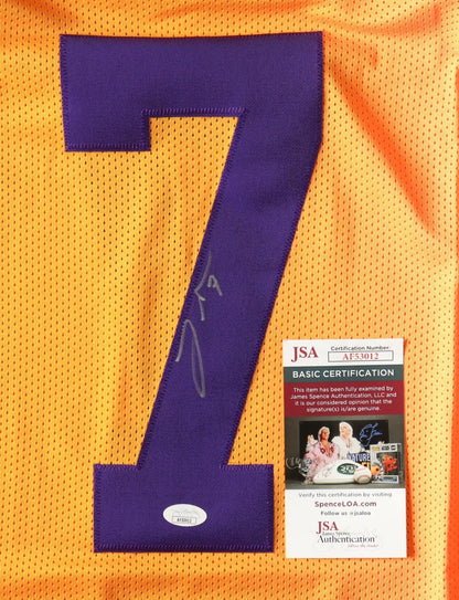 Tyrann Mathieu Signed LSU Tigers Jersey (JSA COA) New Orleans Saints All Pro DB