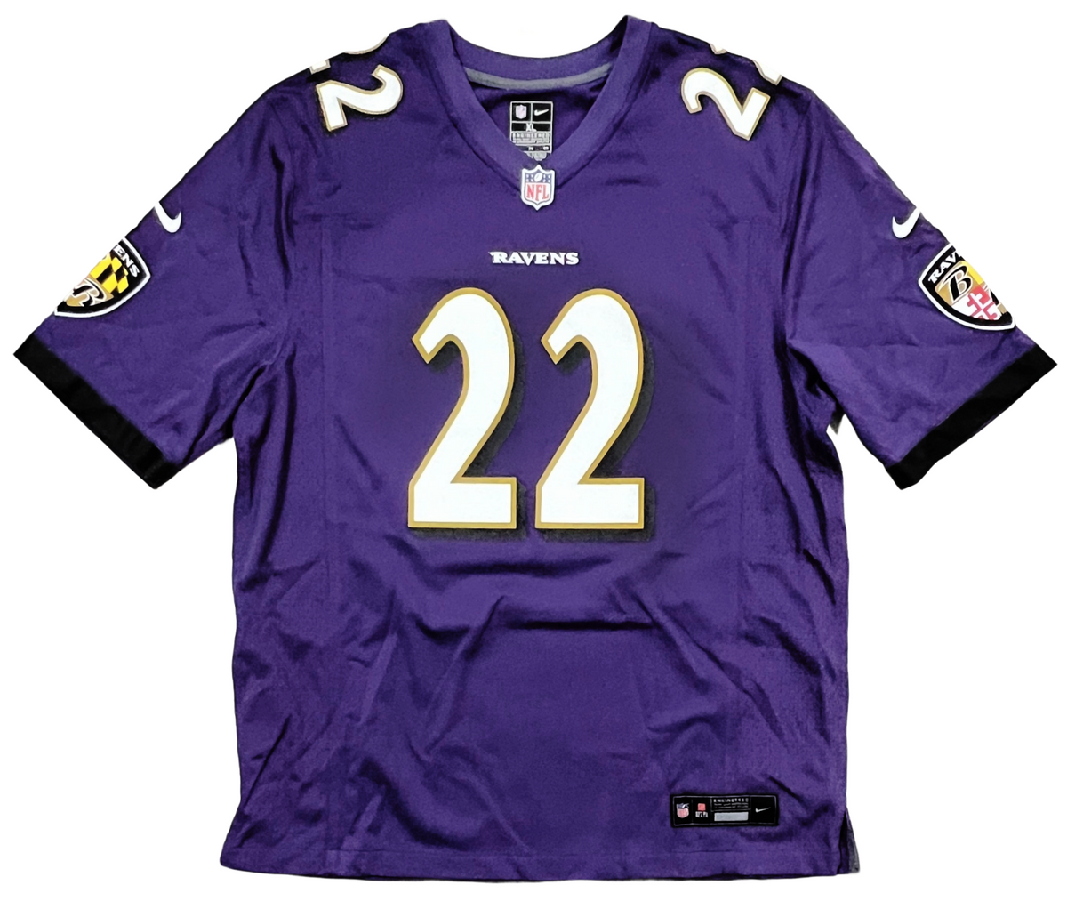 Derrick Henry Baltimore Ravens Signed Nike Game Jersey BAS Beckett