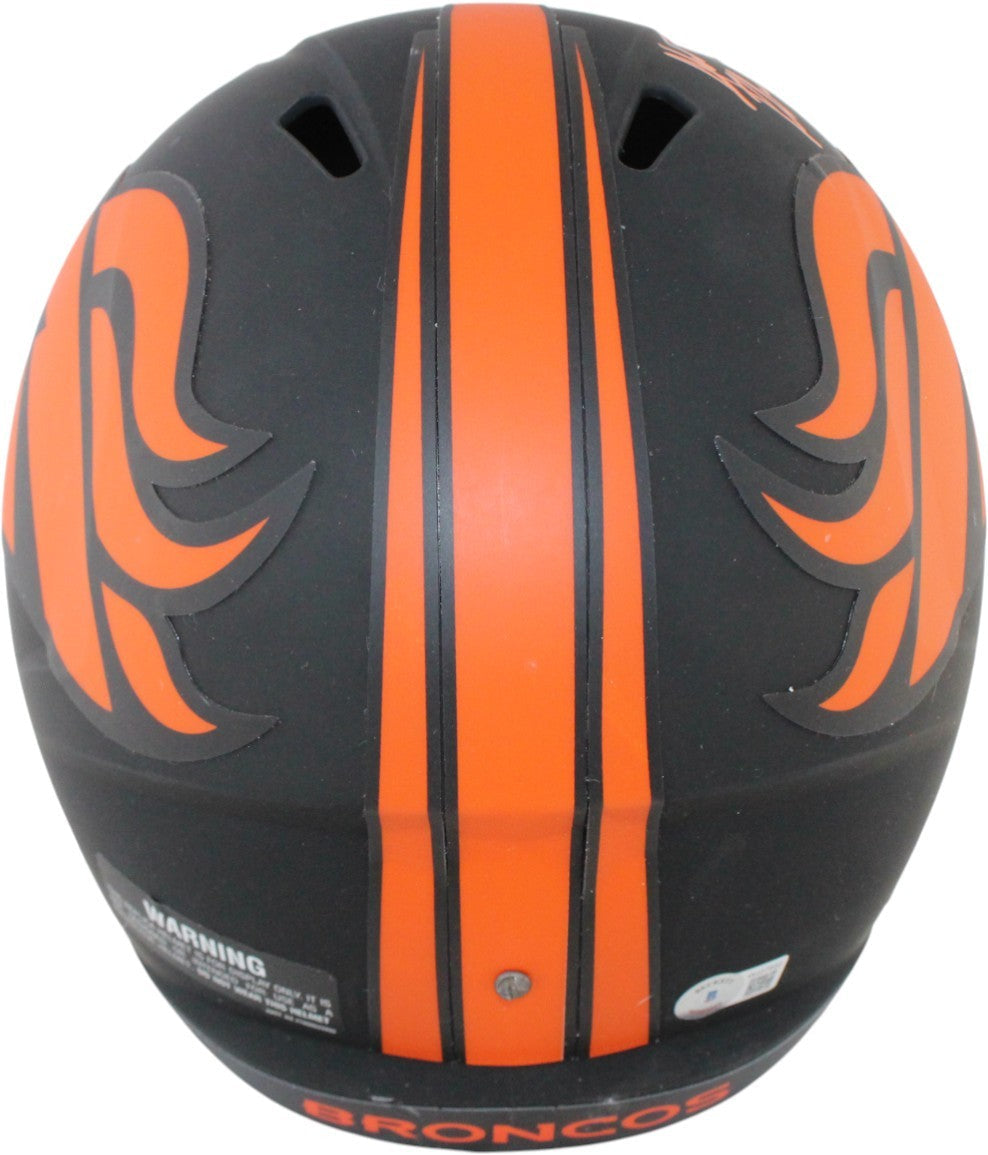 Jake Plummer Autographed/Signed Denver Broncos F/S Eclipse Helmet Beckett 59359